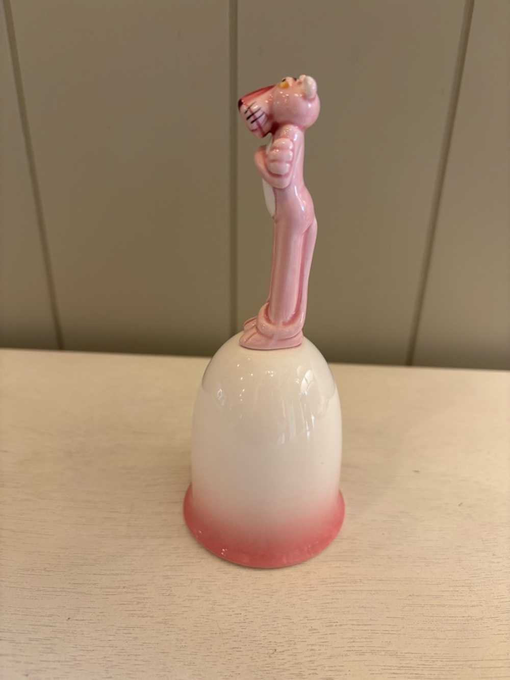 Vintage Retro Pink Panther RO 1982 Collectible Ceramic Bell Japan - Picture 5 of 8